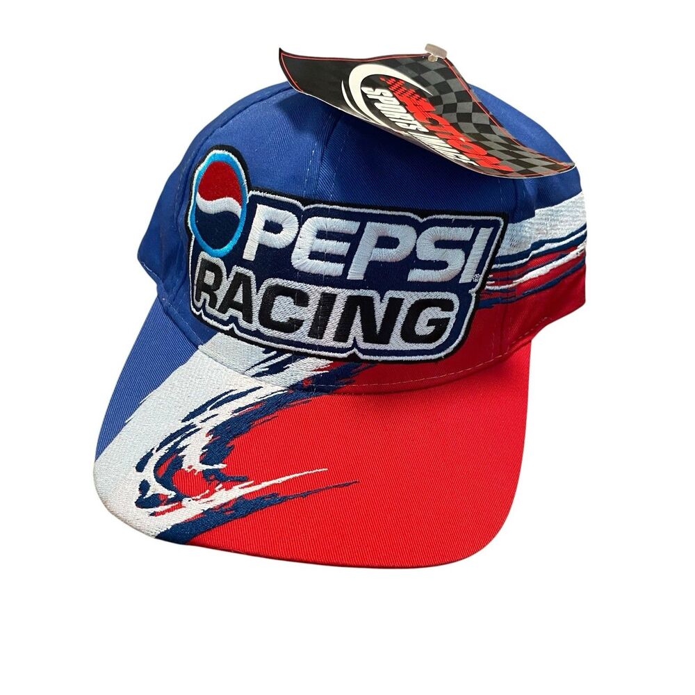 Vintage Pepsi Jeff Gordon Nascar Racing Snap Back Hat Chase Authentics #24 90s